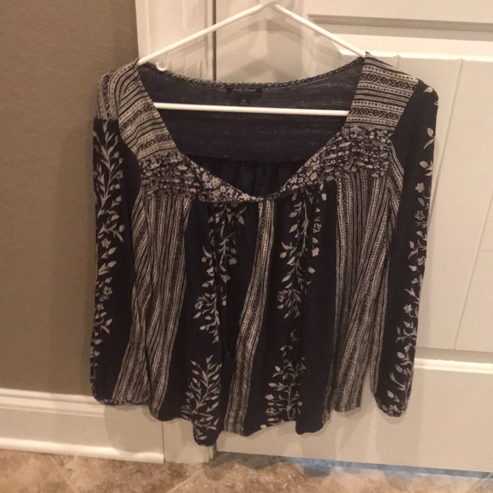 Lucky brand boho blouse